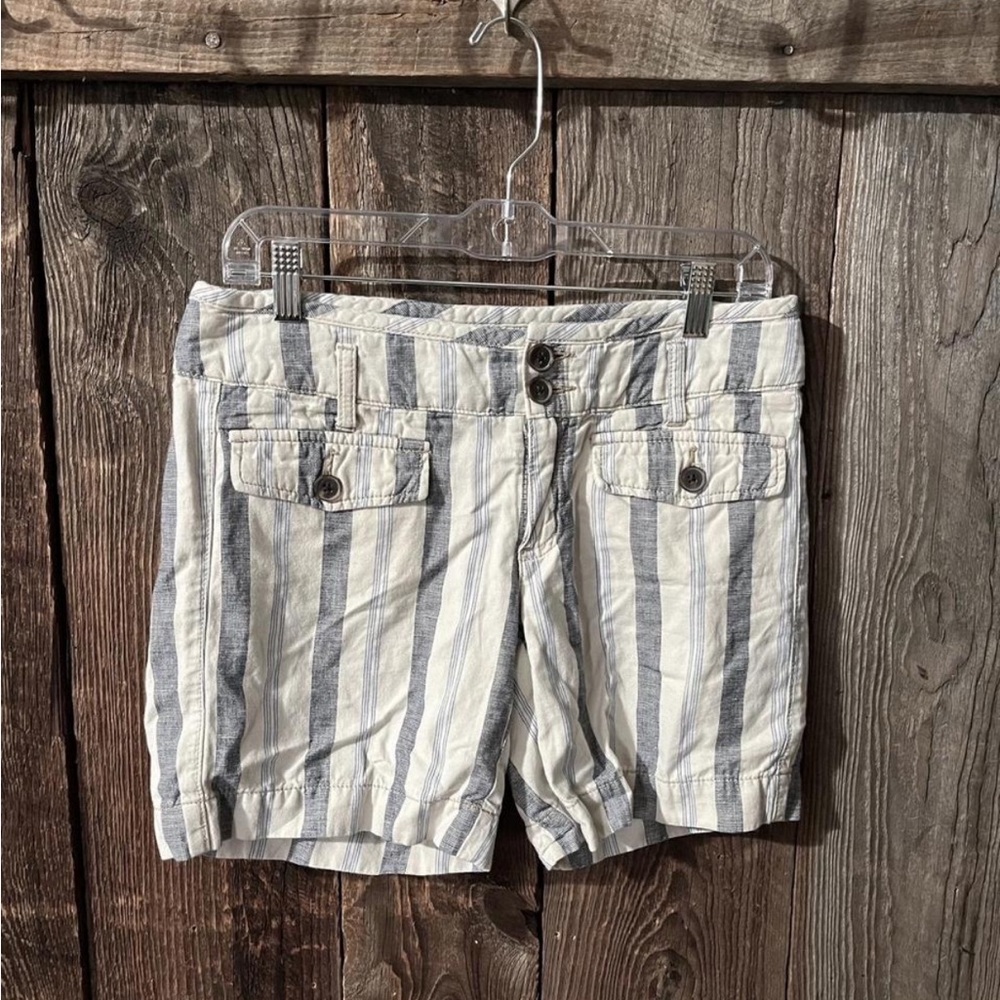 Casual Striped Women's Shorts